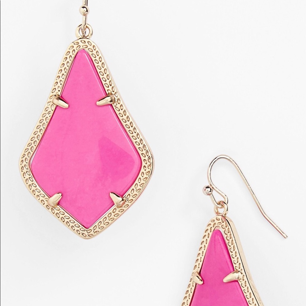 Kendra Scott Pink Alex Drop Earrings